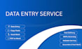 do accurate data entry, copy paste and excel work