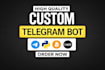 create custom crypto telegram bot