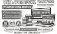 design and redesign wix or wordpress business website