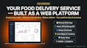 deliver production ready food delivery website