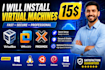 install  virtual machine and configure virtualbox,vmware, proxmox ve and esxi