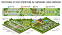 design 2d site plan, 3d landscape render, rv park campground, subdivision layout