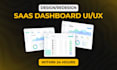 design clean and professional saas dashboard design in figma