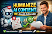 convert ai writing into plagiarism free human content