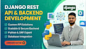build django rest API and backend