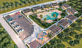 render subdivision master plan,3d site layout design, town planning, real estate