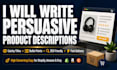 write persuasive product descriptions