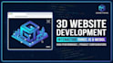 build an interactive 3d website using three js and webgl