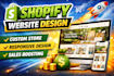 build shopify website redesign shopify website design