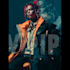 create futuristic sci fi character illustration