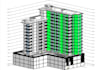create detailed 3d bim model, architectural design in revit,section drawing, dwg