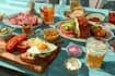make a food pop art illustration