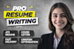 create a pro german ats optimized CV resume and cover letter for job seekers