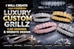 create high precision, luxury, custom grillz, cad designs, website design