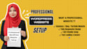 design, install and setup wordpress website professionally