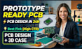 design pcb circuit pcb design enclosure or product casing hardware prototyping
