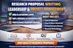 write reseach proposal on leadership and project management