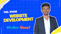 ai website development, fullstack developer frontend backend web developer
