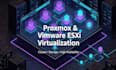 setup proxmox ve vmware esxi virtualization cluster and vms, proxmox server