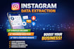 collect  and extract instagram data followers