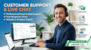 be your dedicated customer support and live chat assistant