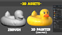 create high quality 3d models, props, and game ready assets