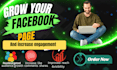 grow your facebook page and real audience and engagement