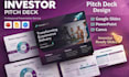 design startup pitch deck google slides canva sales  deck business presentation