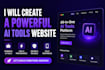 create a powerful ai tools website