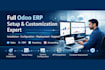 implement odoo erp with full setup and configuration