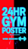 design modern gym poster, restaurant menu, flyer