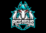 create modern awesome pegasus logo just 24 hrs