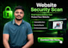 do website security scan and find vulnerabilities
