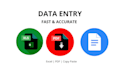 do data entry fast and accurately