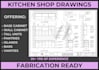 create kitchen cabinet shop drawings for fabrication