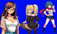 create you a pixel art character nsfw sprite sheet pixel animation