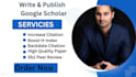 increase google scholar citation write and publish article for eb1