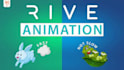 create interactive rive and lottie animations