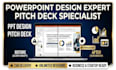 design modern powerpoint presentation, pitch deck and google slide professionaly