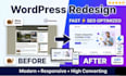 redesign wordpress website for better speed, SEO, and conversions