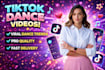 do viral tiktok dance, challenge dance, video dance, group video, twerk dancer