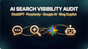 audit your website visibility on chatgpt perplexity and google ai overviews