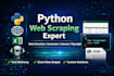 do python web scraping, data extraction and automate data collection