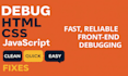 fix bugs errors in your javascript, html, css code