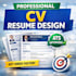 design a professional CV or resume using canva