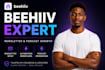 setup beehiiv newsletter, substack migration to beehiiv podcast website design