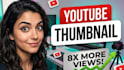 design viral youtube thumbnails for gaming, crypto and vlogs