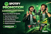 do spotify music promotion with targeted ads, algorithm and chart ranking