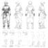 draw anime character design sheet