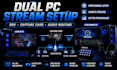 setup dual PC streaming with obs capture card and audio routing